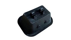 Uchwyt betonowy w tworzywie prostokątny PVC do drutu fi8 KM50.8 PR