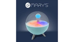 MARYS LAMPKA NOCNA LED RGB KSIĘŻYC NIEBIESKI