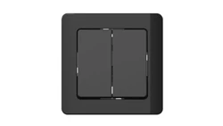 Łącznik podtynkowy świecznikowy, Silva, czarny / 46217