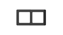 Ramka podwójna, Silva, czarna / 46419
