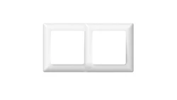 Ramka podwójna, Varia, biała / 46411