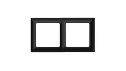 Ramka podwójna, Varia, czarna / 46412