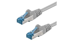 Patchcord S/FTP kat.6A PiMF kabel sieciowy LAN 2x RJ45 linka LSOH szary 3m GOOBAY