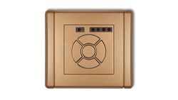 FLEXI Elektroniczny sterownik roletowy (sterowanie lokalne i pilotem, sterowanie strefą) złoty metalik 8FSR-3