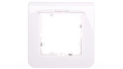 MOSAIC Ramka pojedyncza /2moduły/ antybakteryjna biała 078880