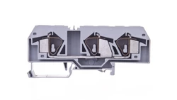 Złączka szynowa 3-przewodowa 16mm2 szara 283-671