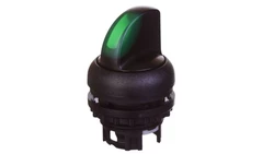 Napęd przełącznika 2 połóżeniowy zielony z podświetleniem bez samopowrotu M22S-WRLK-G 216828