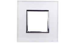 DANTE Ramka pojedyncza szkło PERL GLASS 4504181