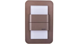 Oprawa przyschodowa DUO SALSA LED Light 10 V DC 1,6 W IP 66 3000 K mosiądz mat