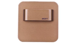 Oprawa przyschodowa SALSA stick Short LED Light 10 V DC 0,8 W IP 66 3000 K mosiądz mat