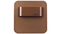 Oprawa przyschodowa SALSA Short LED Light 10 V DC 0,8 W IP 66 3000 K mosiądz mat