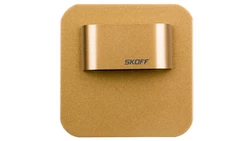 Oprawa przyschodowa SALSA mini Short LED Light 10 V DC 0,4 W IP 66 3000 K mosiądz mat