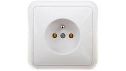 COSMO Gniazdo pojedyncze z/u białe 300432