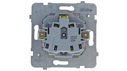 KARO Gniazdo pojedyncze z/u z przesłonami ecru perłowy GP-1SZP/m/42