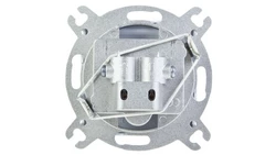 KARO Gniazdo antenowe RTV przelotowe 10dB srebrny perłowy GPA-10SP/m/43