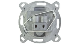 KARO Gniazdo antenowe RTV przelotowe 14dB srebrny perłowy GPA-14SP/m/43