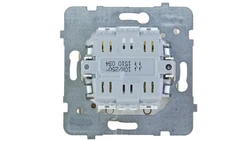 KARO Przycisk podwójny zwierny ecru perłowy ŁP-17S/m/42