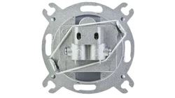 KARO Gniazdo antenowe RTV-SAT przelotowe białe GPA-SSP/m/00