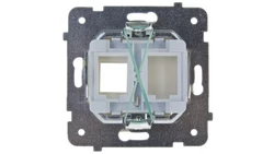 KARO Obudowa gniazda komputerowego pojedynczego ecru perłowy GPK-1S/p/42