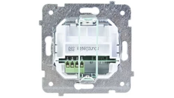 KARO Gniazdo telefoniczne podwójne RJ11 równoległe białe GPT-2SR/m/00