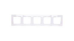 KARO Ramka pięciokrotna biała R-5S/00