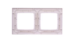 KARO Ramka podwójna ecru perłowy R-2S/42