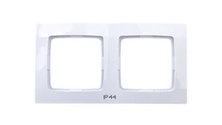 KARO Ramka podwójna do łączników IP44 biała RH-2S/00