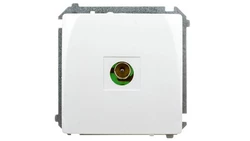 Simon Basic Gniazdo antenowe pojedyncze końcowe białe BMAK3.01/11