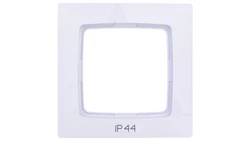 KARO Ramka pojedyncza do łączników IP44 biała RH-1S/00