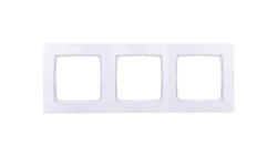 KARO Ramka potrójna biała R-3S/00