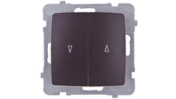 KARO Łącznik żaluzjowy czekoladowy metalik ŁP-7S/m/40