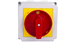 Łącznik krzywkowy 0-1 4P 40A w obudowie /+blokada/ 4G40-92-PK S6