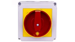 Łącznik krzywkowy 0-1 4P 80A w obudowie /+blokada/ 4G80-92-PK S6