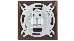 AKCENT Gniazdo antenowe RTV-SAT końcowe brązowe GPA-AS/24