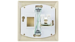 AKCENT Gniazdo komputerowe pojedyncze RJ45 kat.5e FOREX beżowe GPK-1A/F/01