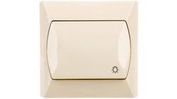 AKCENT Przycisk /światło/ beżowy ŁP-5A/01