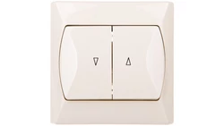 AKCENT Łącznik żaluzjowy beżowy ŁP-7A/01