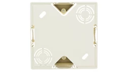 AKCENT Puszka natynkowa pojedyncza beżowa PNP-AG/01