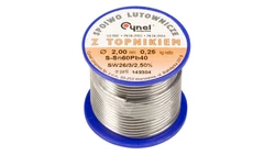 Drut do lutowania 2mm DW 2,00/TLR cyna E05ML-01010200801