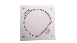 Simon Connect Wkład puszki KSE IP66 z pokrywą i gniazdem K45 pojedynczym z/u 16A IP20 stal nierdzewna KSE2/23/72