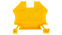 Złączka szynowa 2-przewodowa 6mm2 żółta EURO 43407N