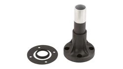 Podstawa z tulejką 120mm czarna metal XVBZ02