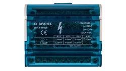 Blok listew rozdzielczych 4-biegunowy 125A EBR 4-11/125 R33RA-02020200201