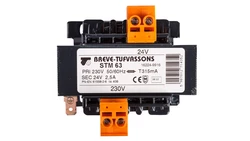 Transformator 1-fazowy bezpieczeństwa STM 63 230/ 24V 2,6A, Ta 40, 16224-9916