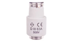 Wkładka bezpiecznikowa BiWts 63A DIII gF 500V LE33F63