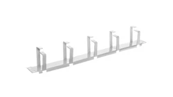 Panel przedni 19 cali z prowadnicami kabli z metalu NWS-FP/KFB/M/1HE 255029