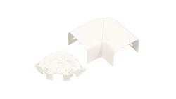 Naroże kanału płaskie regulowane DLP 80x35/50 białe 010767